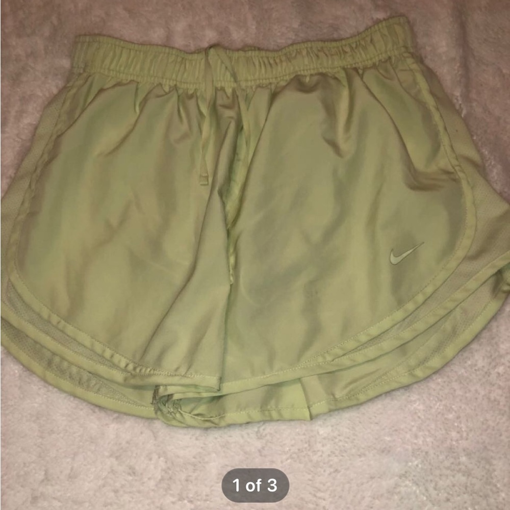 lime green nike shorts